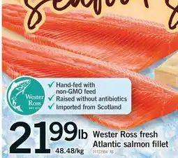 Fortinos WESTER ROSS FRESH ATLANTIC SALMON FILLET offer