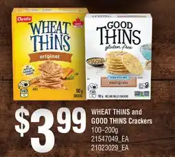 Fortinos WHEAT THINS AND GOOD THINS CRACKERS offer