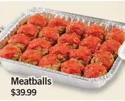 Fortinos MEATBALLS offer