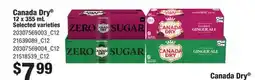 Fortinos CANADA DRY offer