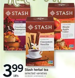 Fortinos STASH HERBAL TEA, 18's offer