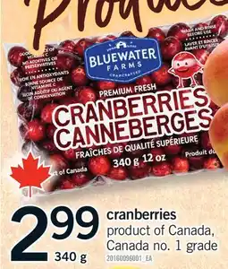 Fortinos CRANBERRIES offer