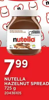 Fortinos NUTELLA HAZELNUT SPREAD offer