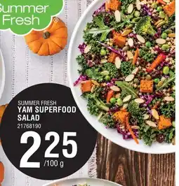 Fortinos SUMMER FRESH YAM SUPERFOOD SALAD offer