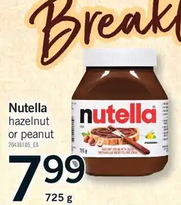 Fortinos NUTELLA HAZELNUT OR PEANUT offer