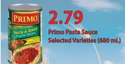 Fortinos PRIMO PASTA SAUCE, (680 ML) offer