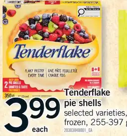 Fortinos TENDERFLAKE PIE SHELLS offer