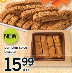 Fortinos PUMPKIN SPICE BISCOTTI offer