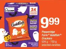 Fortinos PEPPERIDGE FARM GOLDFISH CRACKERS, 504 G - 750 G offer
