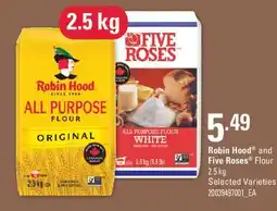Fortinos ROBIN HOOD AND FIVE ROSES FLOUR offer