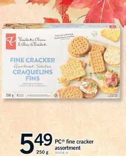 Fortinos PC FINE CRACKER ASSORTMENT offer