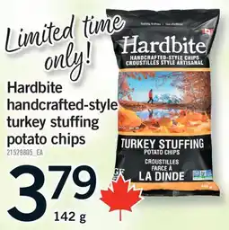 Fortinos HARDBITE HANDCRAFTED-STYLE TURKEY STUFFING POTATO CHIPS offer