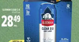 Metro SLEEMAN CLEAR 2.0 offer