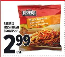 Metro RESER'S FRESH HASH BROWNS offer