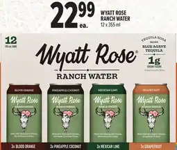 Metro WYATT ROSE RANCH WATER offer