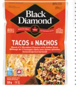 Metro BLACK DIAMOND BARS OR SHREDDED CHEESE offer
