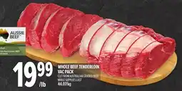 Metro WHOLE BEEF TENDERLOIN offer