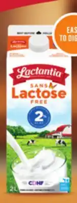 Metro LACTANTIA LACTOSE FREE MILK offer