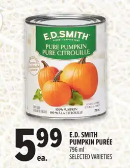 Metro E.D. SMITH PUMPKIN PURÉE offer