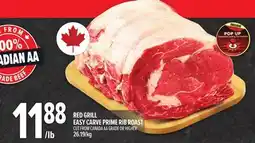 Metro RED GRILL EASY CARVE PRIME RIB ROAST offer