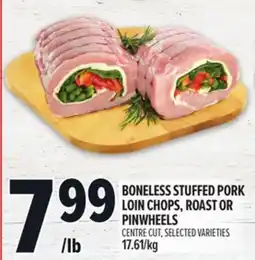 Metro BONELESS STUFFED PORK LOIN CHOPS, ROAST OR PINWHEELS offer