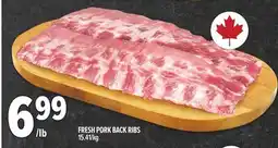 Metro FRESH PORK BACK RIBS offer