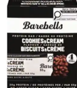 Metro BAREBELLS OR PURE PROTEIN BARS offer
