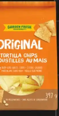 Metro GARDEN FRESH TORTILLA CHIPS OR SALSA offer