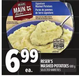 Metro RESER'S MASHED POTATOES offer