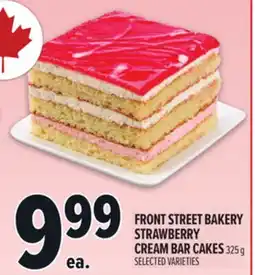 Metro FRONT STREET BAKERY STRAWBERRY CREAM BAR CAKES offer