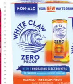 Metro WHITE CLAW NON-ALCOHOLIC BEVERAGE offer