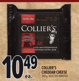 Metro COLLIER'S CHEDDAR CHEESE offer