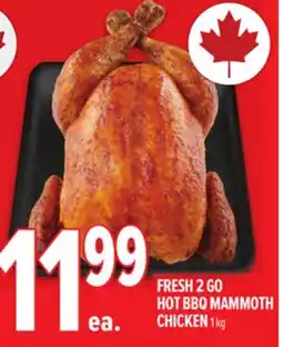 Metro FRESH 2 GO HOT BBQ MAMMOTH CHICKEN offer