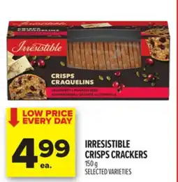 Metro IRRESISTIBLE CRISPS CRACKERS offer