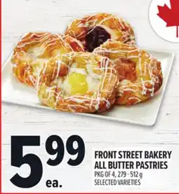 Metro FRONT STREET BAKERY ALL BUTTER PASTRIES offer