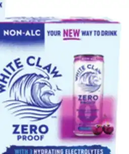 Metro WHITE CLAW NON-ALCOHOLIC offer