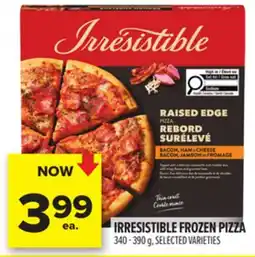 Metro IRRESISTIBLE FROZEN PIZZA offer
