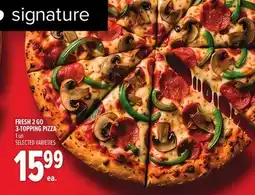 Metro FRESH 2 GO 3-TOPPING PIZZA offer
