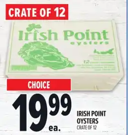 Metro IRISH POINT OYSTERS offer