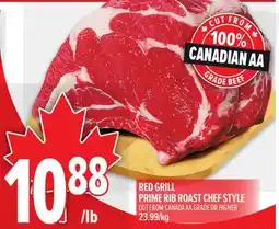 Metro RED GRILL PRIME RIB ROAST CHEF STYLE offer