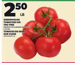 Independent City Market GREENHOUSE TOMATOES ON THE VINE offer