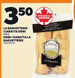 Independent City Market LA BAGUETTERIE CIABATTA DEMI offer
