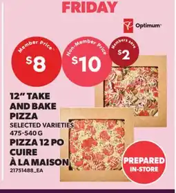 Independent City Market 12 TAKE AND BAKE PIZZA offer