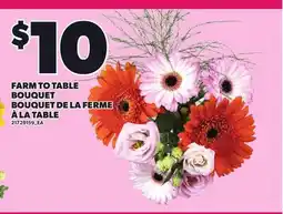 Independent City Market FARM TO TABLE BOUQUET offer