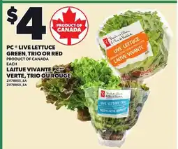 Independent City Market PC LIVE LETTUCE GREEN, EACH offer