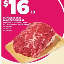 Independent City Market BONELESS BEEF BLADE POT ROAST offer