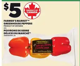 Independent City Market FARMER'S MARKET GREENHOUSE PEPPERS, 3'S offer