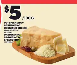 Independent City Market PC SPLENDIDO PARMIGIANO REGGIANO CHEESE offer