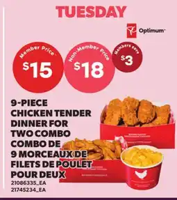 Independent City Market 9-PIECE CHICKEN TENDER DINNER FOR TWO COMBO offer