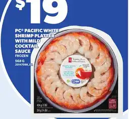 Independent City Market PC PACIFIC WHITE SHRIMP PLATTER WITH MILD COCKTAIL SAUCE offer